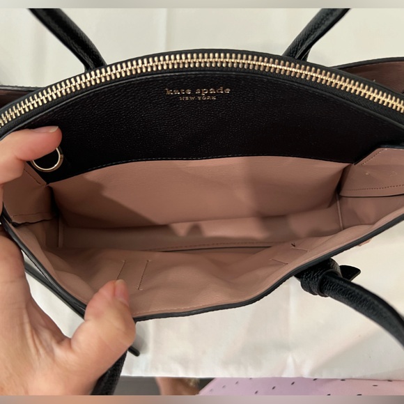 NWT Kate Spade New York “Margaux Spade Stud Medium Satchel” +dust/storage bag - Picture 9 of 16